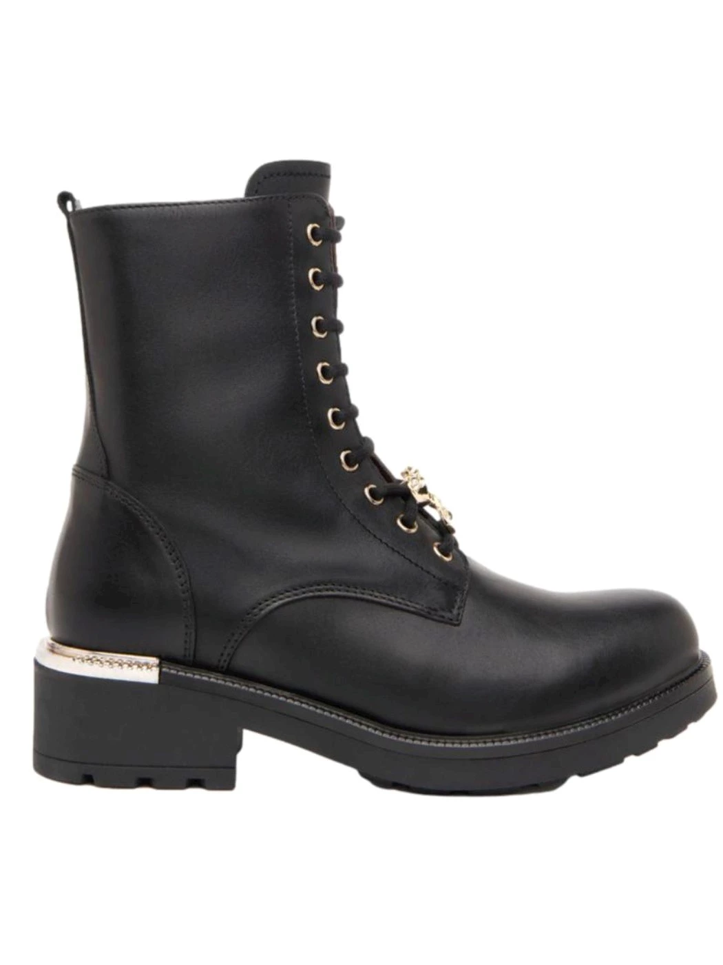 Nero Giardini I411885D 100 Anfibi donna in pelle