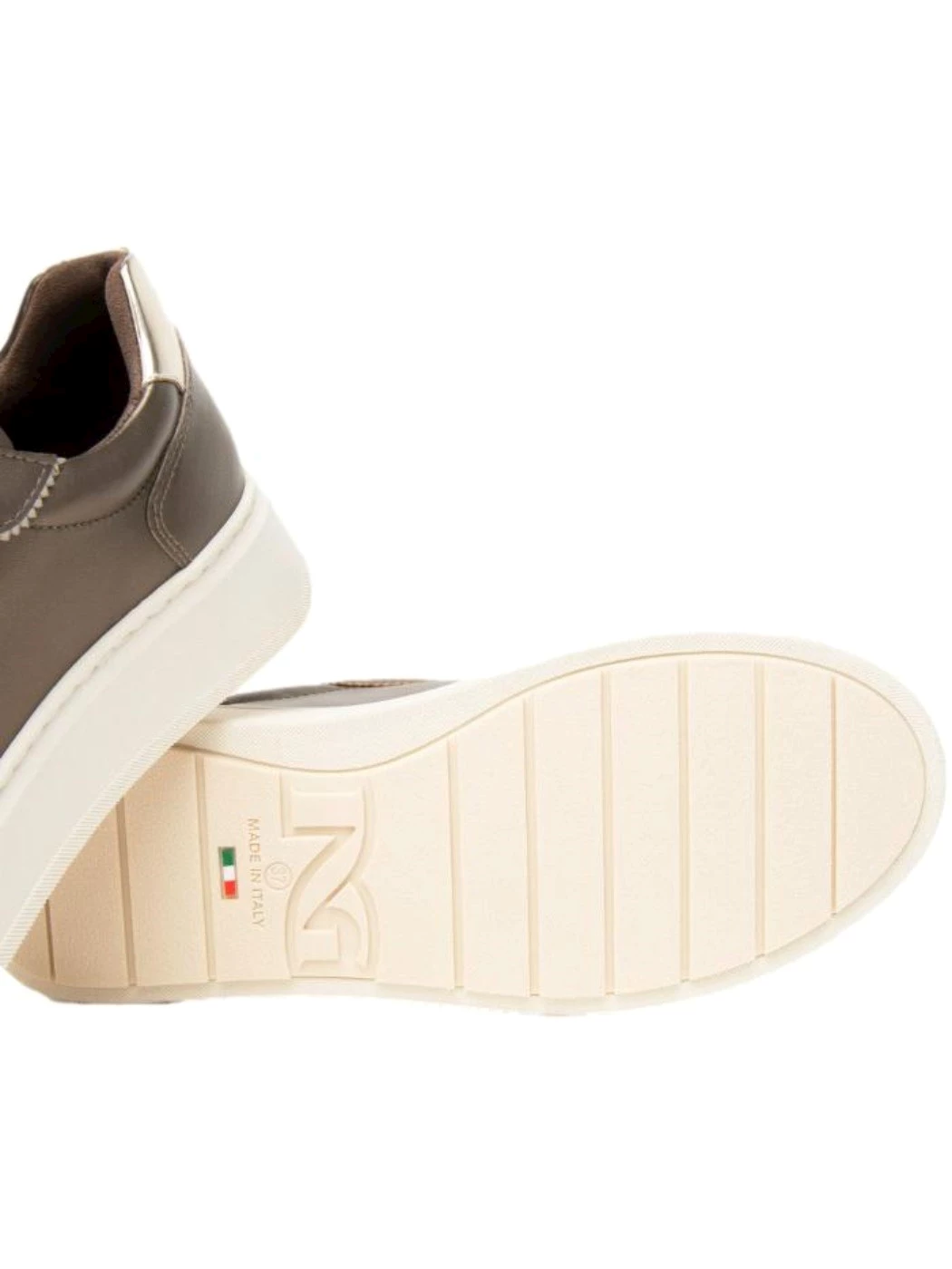 Nero Giardini Sneakers Donna in Pelle e Materiale Tecnico Bronzo