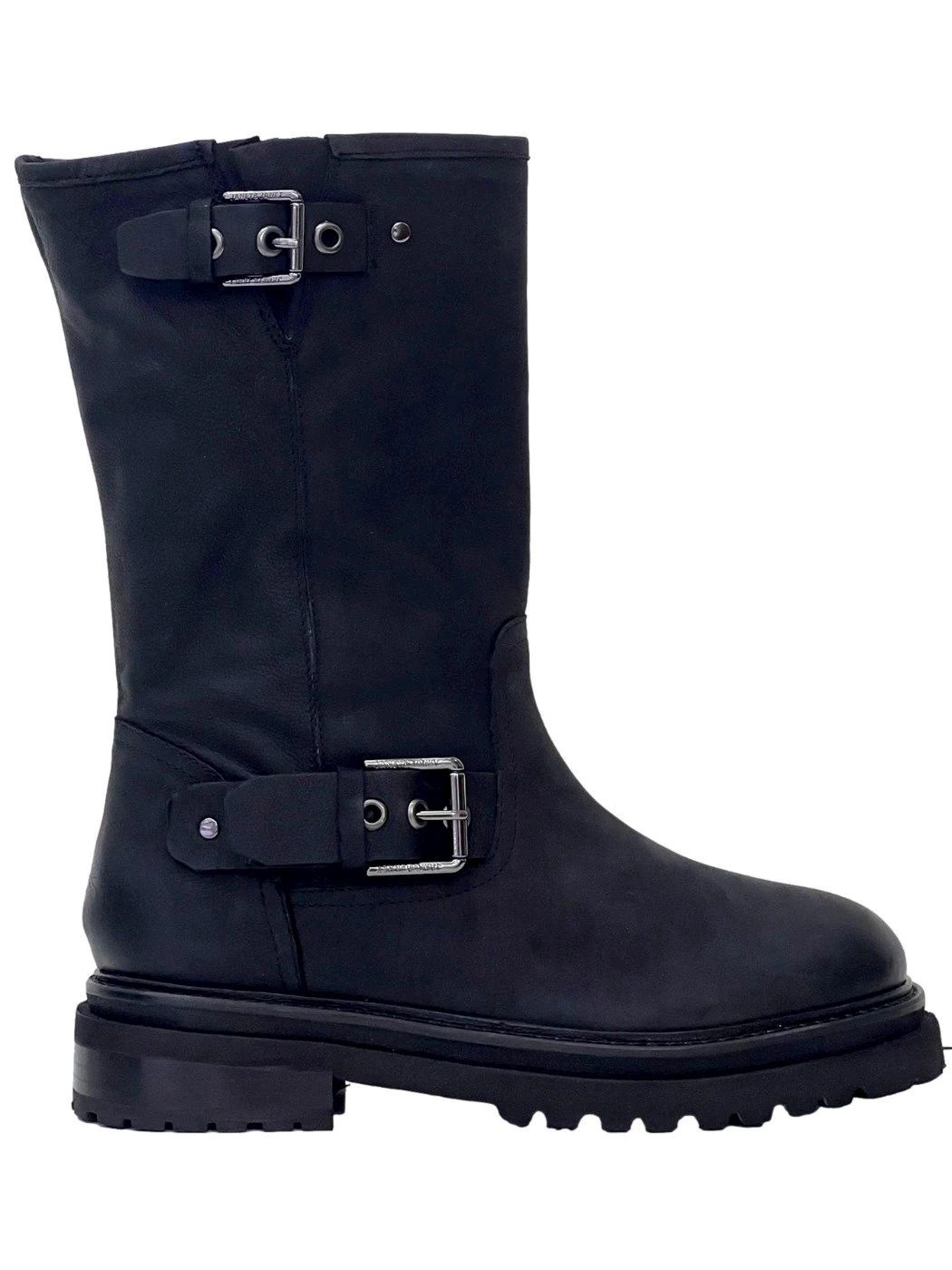 Janet & Janet Stivaletto nero in pelle da donna