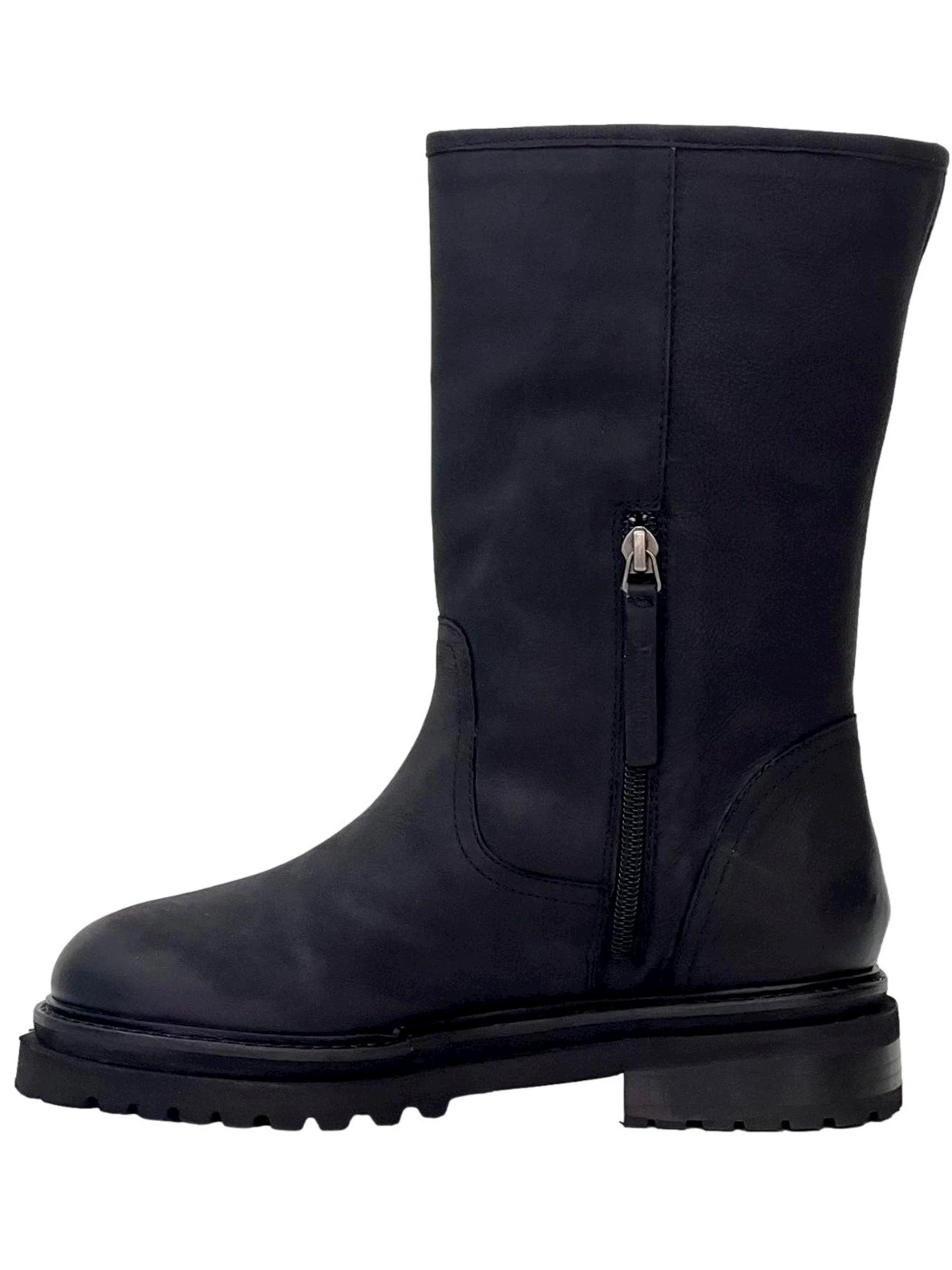 Janet & Janet Stivaletto nero in pelle da donna