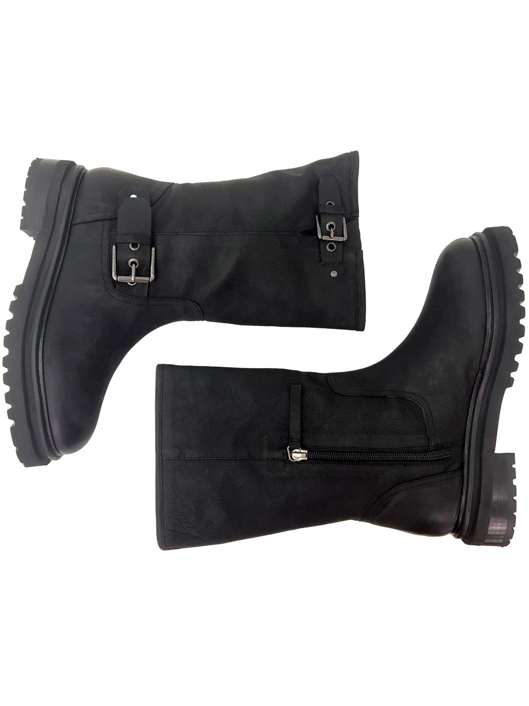 Janet & Janet Stivaletto nero in pelle da donna