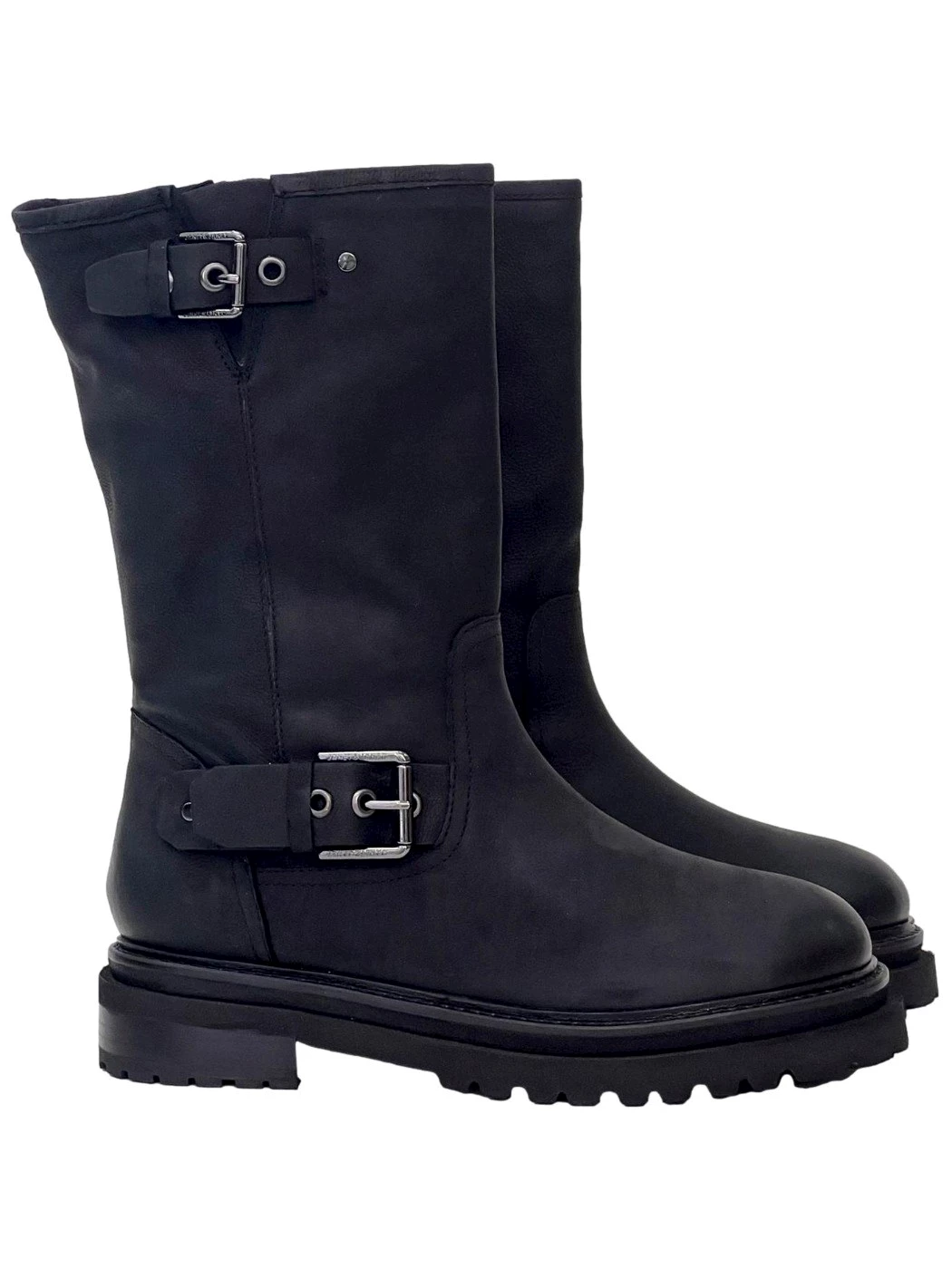 Janet & Janet Stivaletto nero in pelle da donna