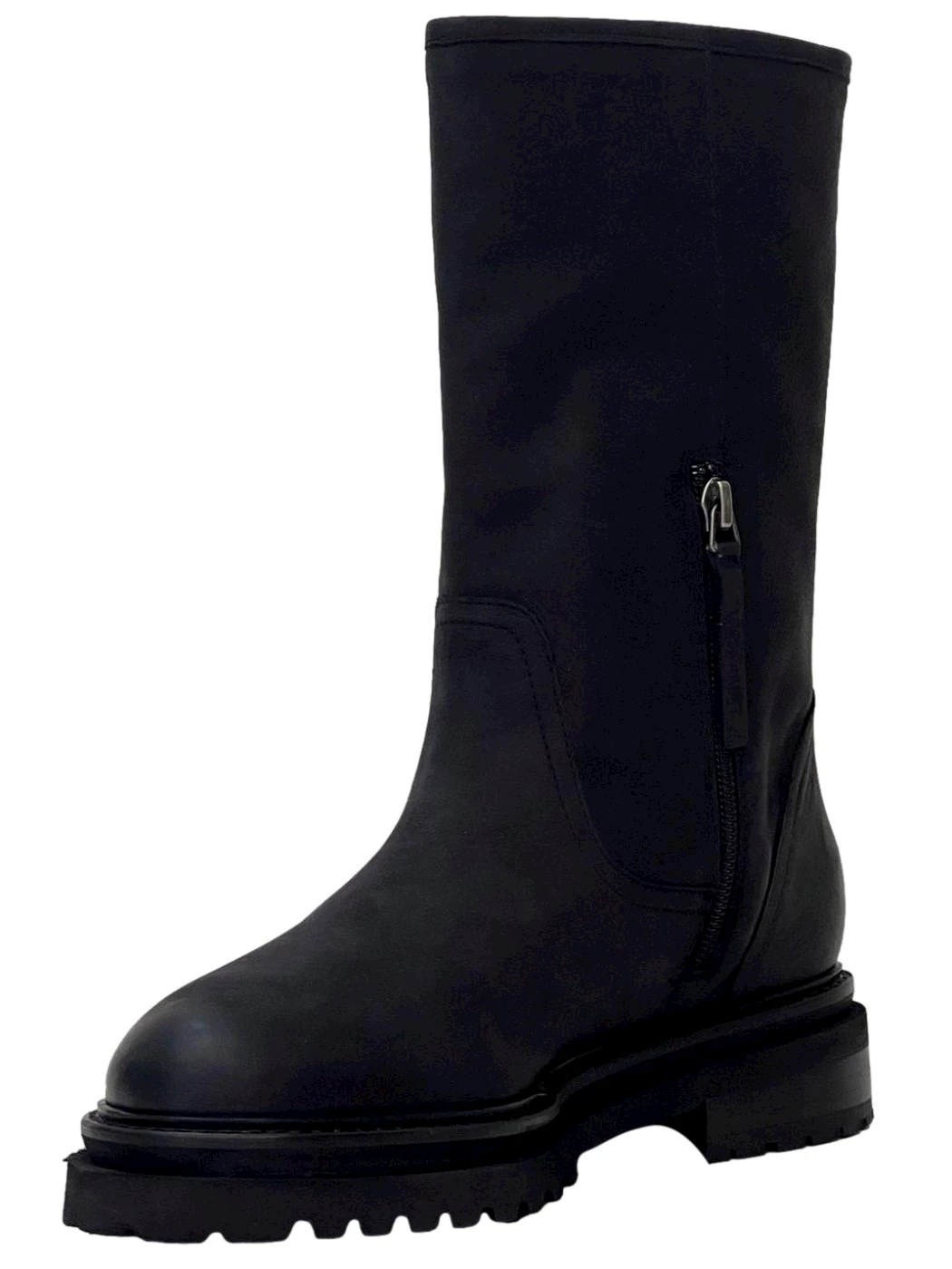 Janet & Janet Stivaletto nero in pelle da donna