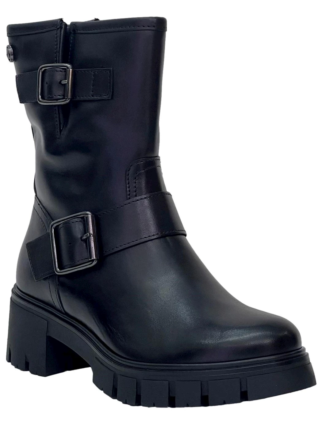 Janet & Janet Stivaletto in pelle nero da donna