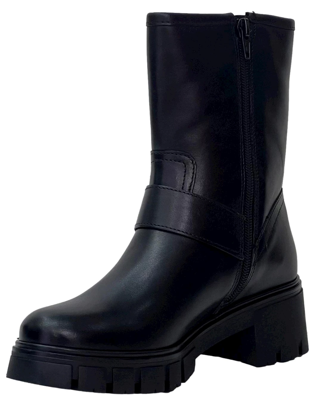 Janet & Janet Stivaletto in pelle nero da donna