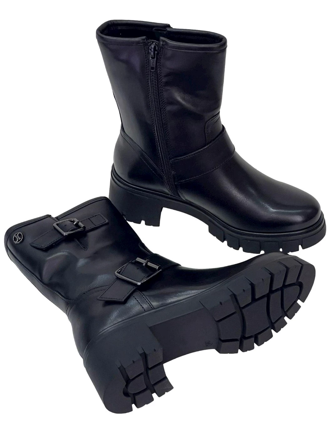 Janet & Janet Stivaletto in pelle nero da donna