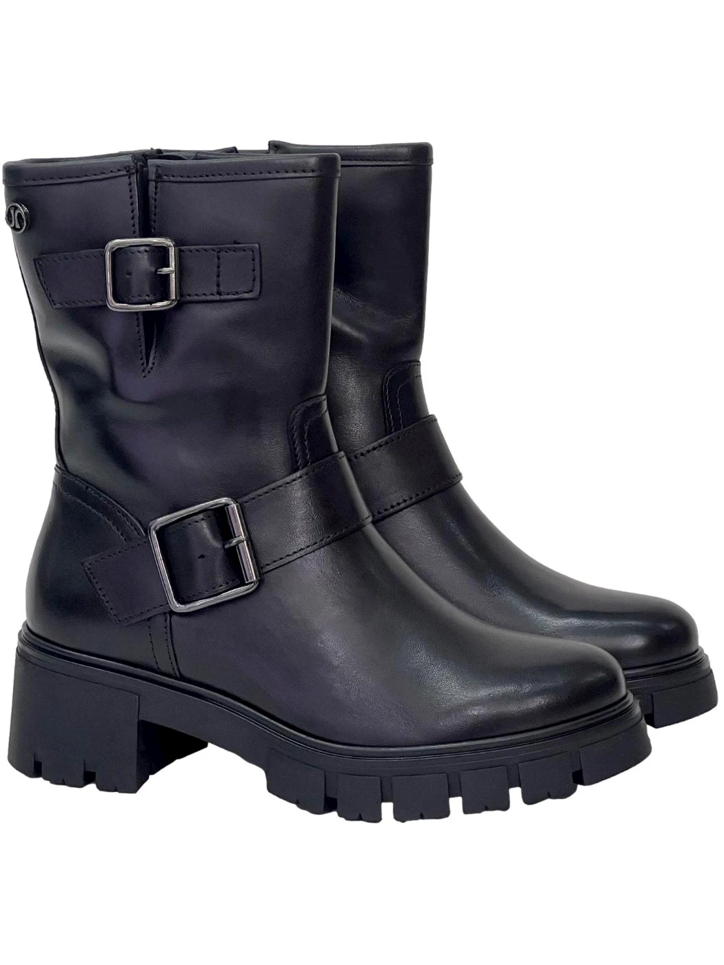 Janet & Janet Stivaletto in pelle nero da donna