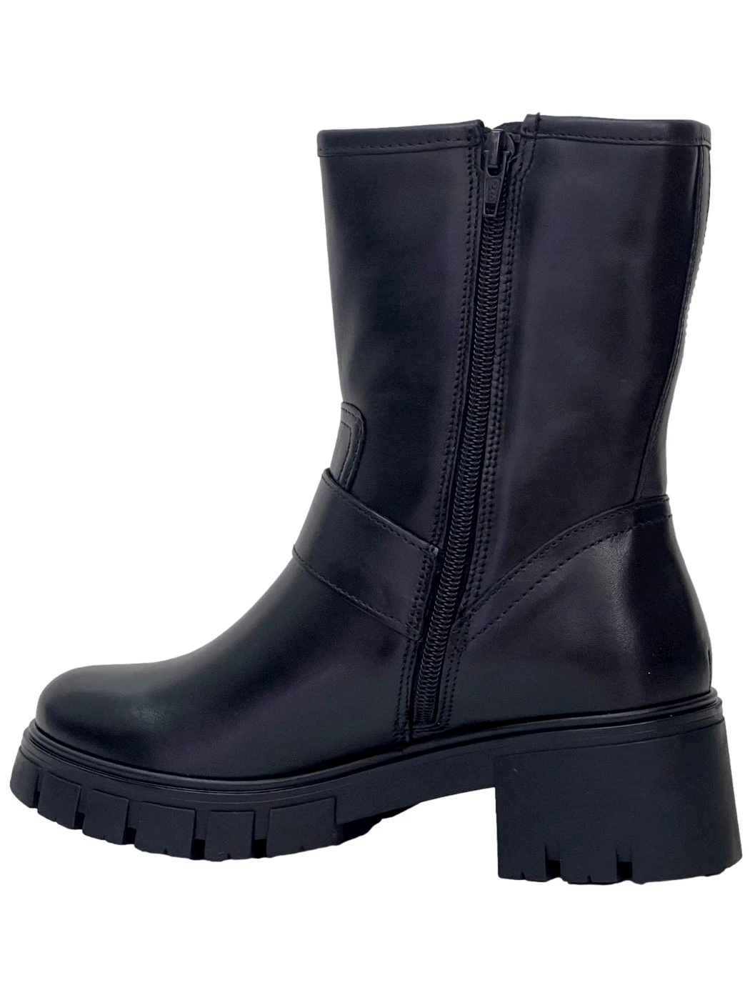 Janet & Janet Stivaletto in pelle nero da donna