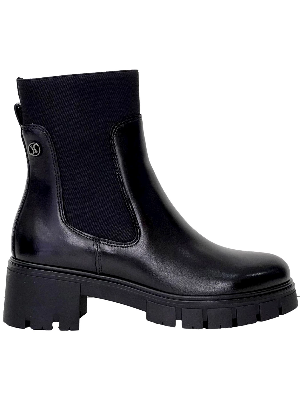 Janet & Janet Beatles in pelle nero da donna