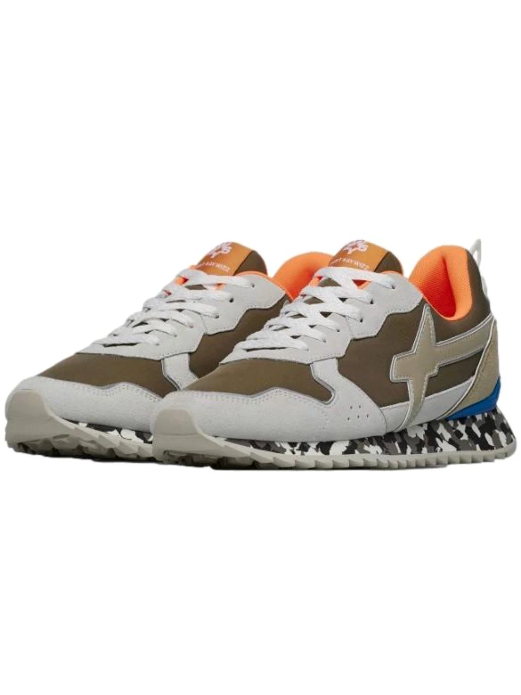 W6YZ JET-M. Sneakers in tessuto tecnico e suede Uomo