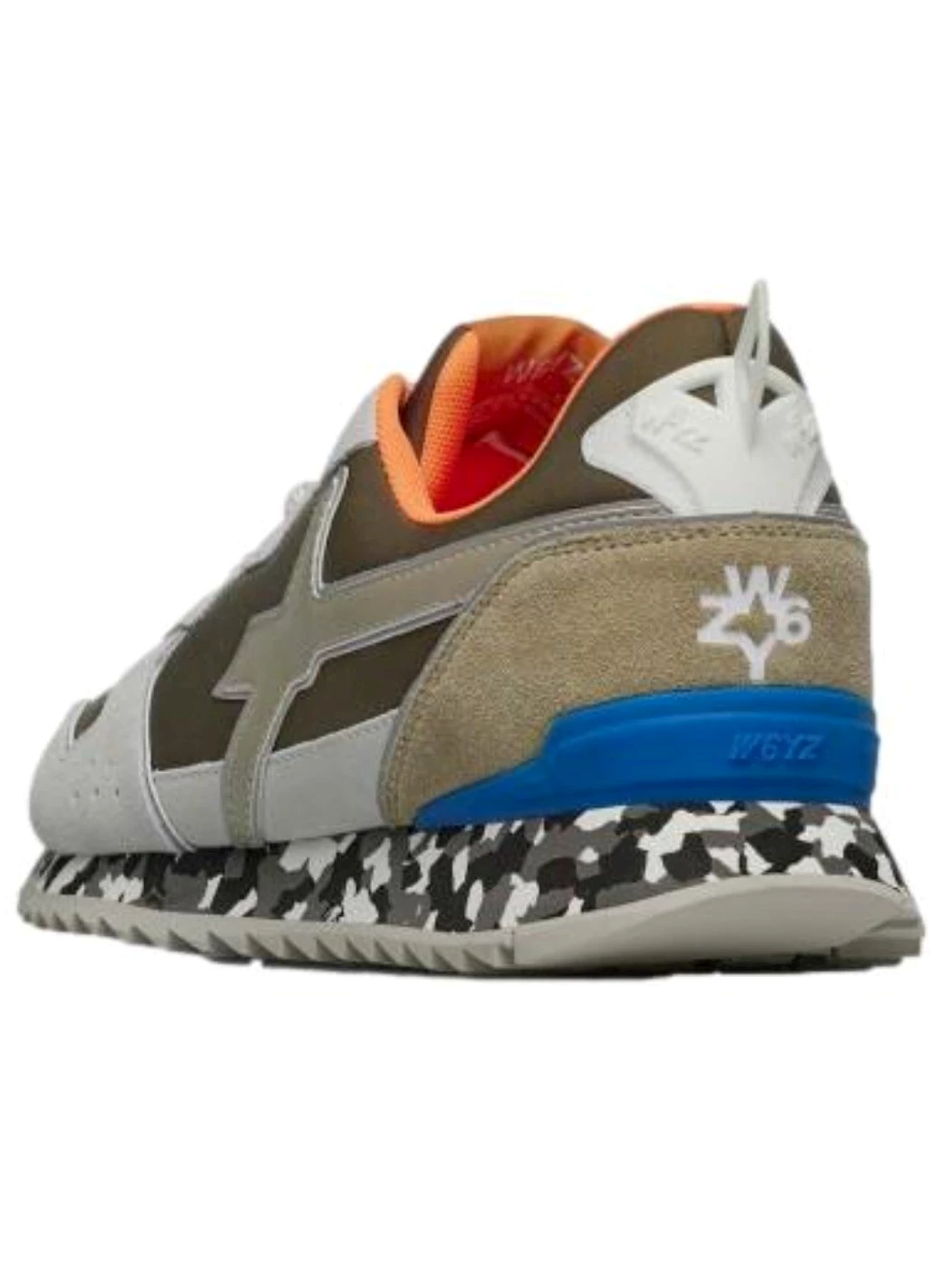 W6yz Jet-M.-Zapatilla Con Suela De Camuflaje-Negro Multicolor 44