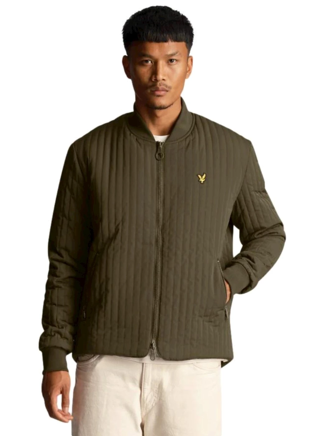 Lyle & Scott Giacca trapuntata Uomo JK1902V_W485 Verde