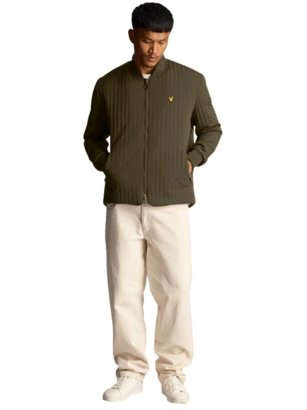 Lyle & Scott Giacca trapuntata Uomo JK1902V_W485 Verde