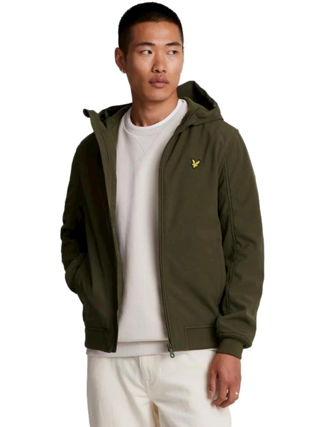Lyle & Scott Giacca Uomo con fodera in pile JK2110V OLIVE