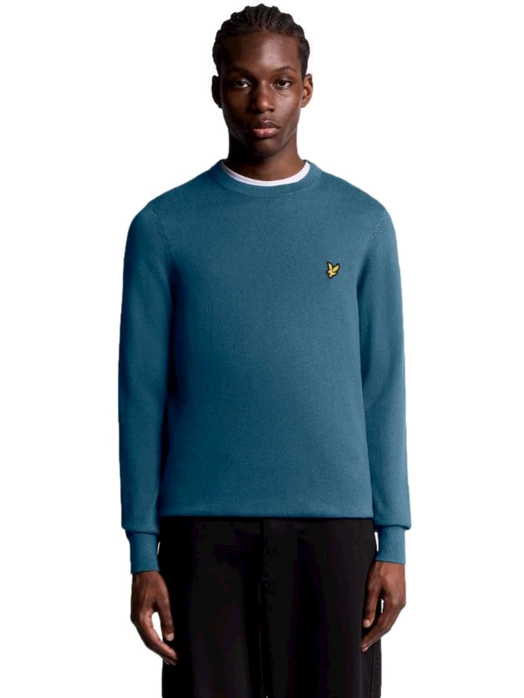 Lyle & Scott Maglione girocollo in cotone merino