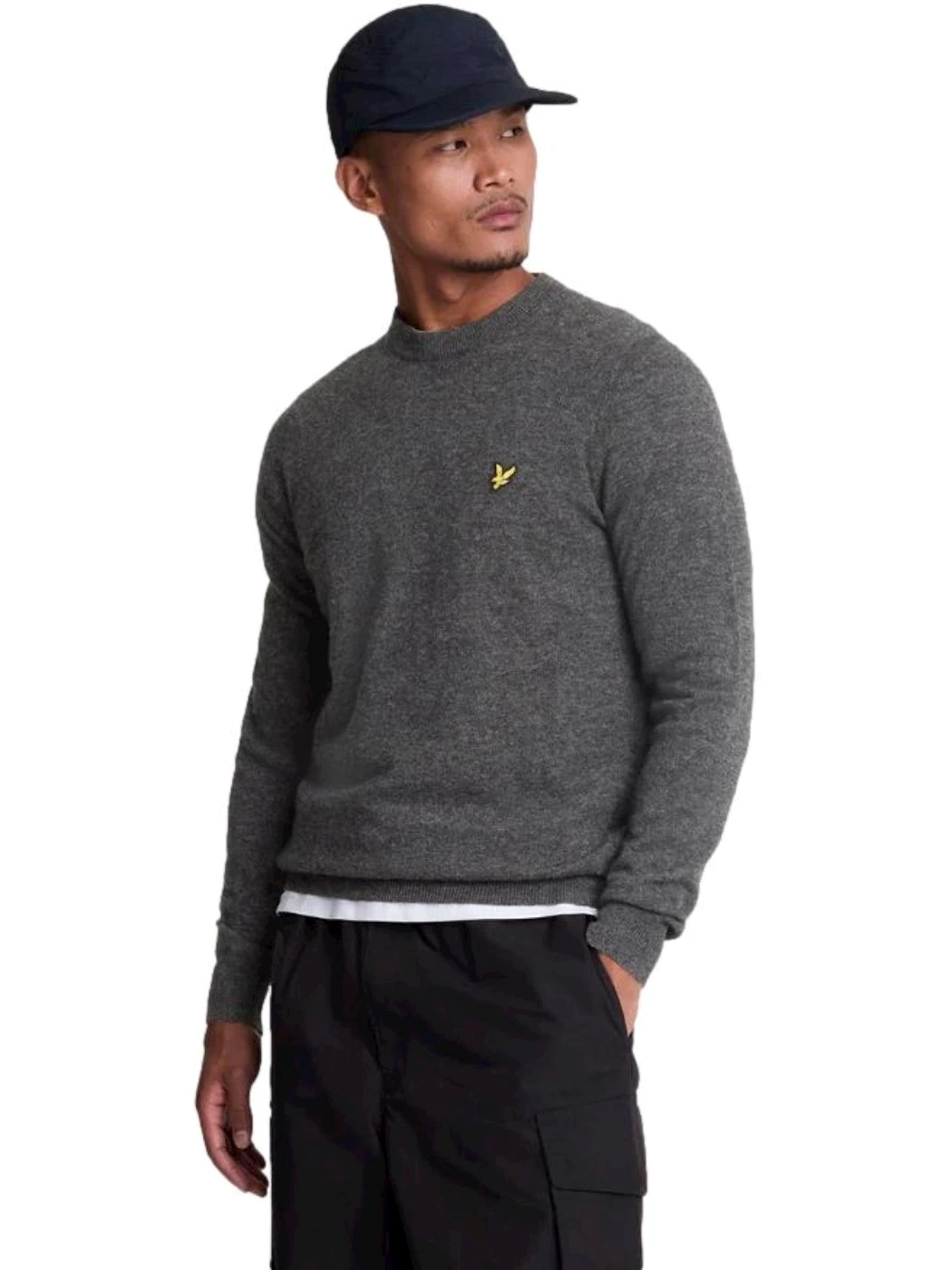 Lyle & Scott Maglione girocollo in misto lana d'agnello