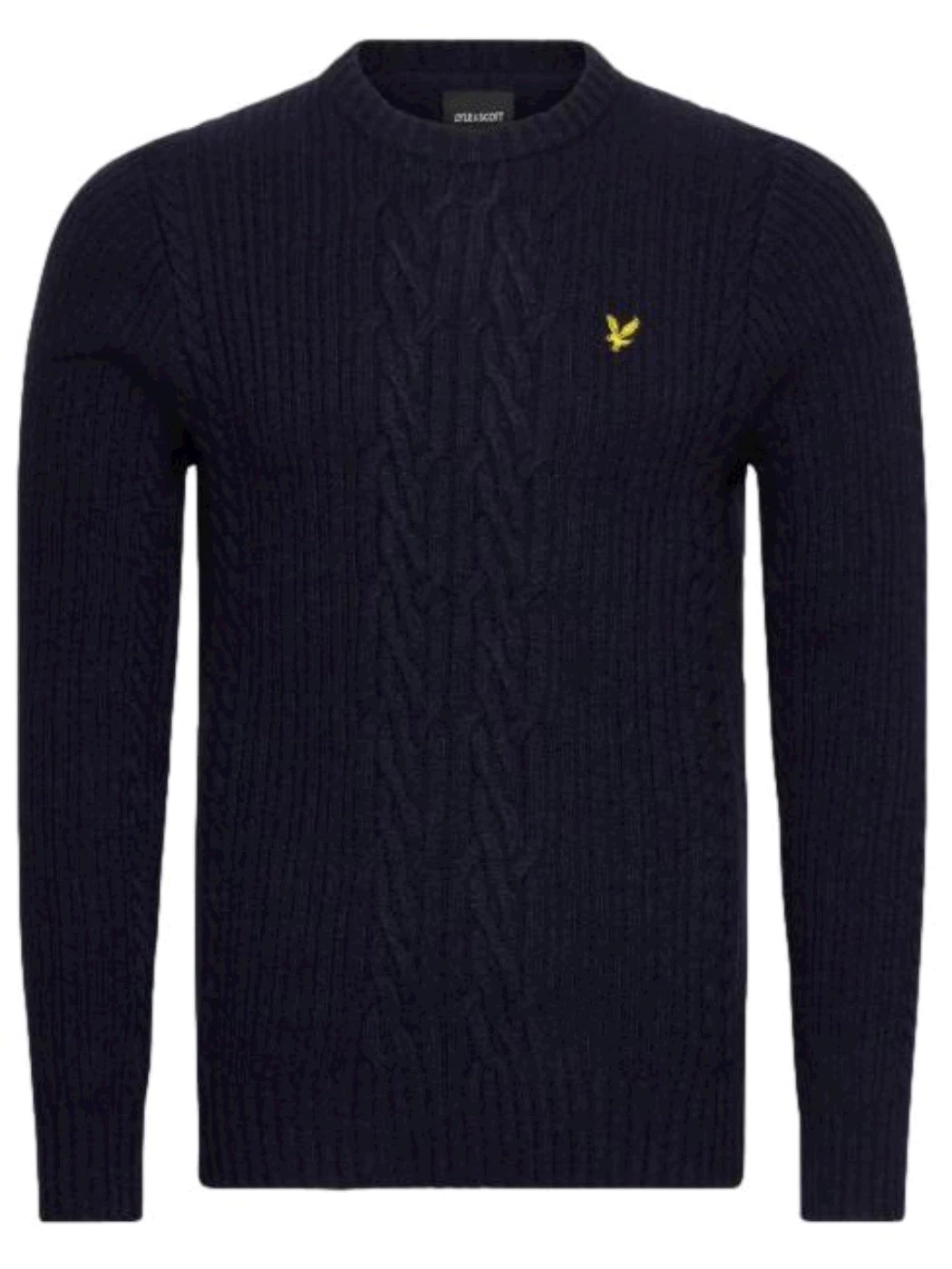 Lyle & Scott Maglione a trecce a costine Scollo rotondo
