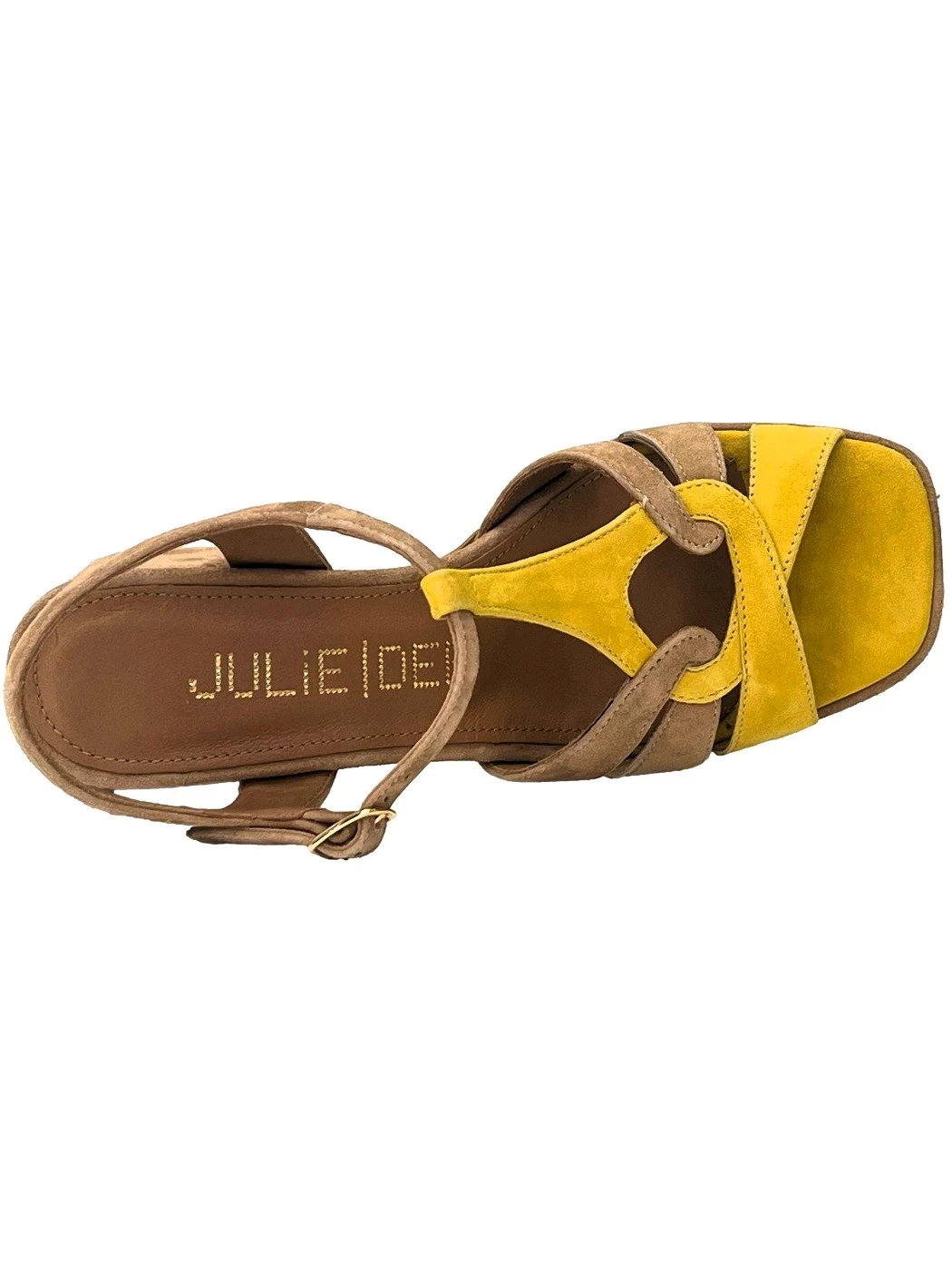 Julie Dee Sandalo Donna Camoscio legno LI111