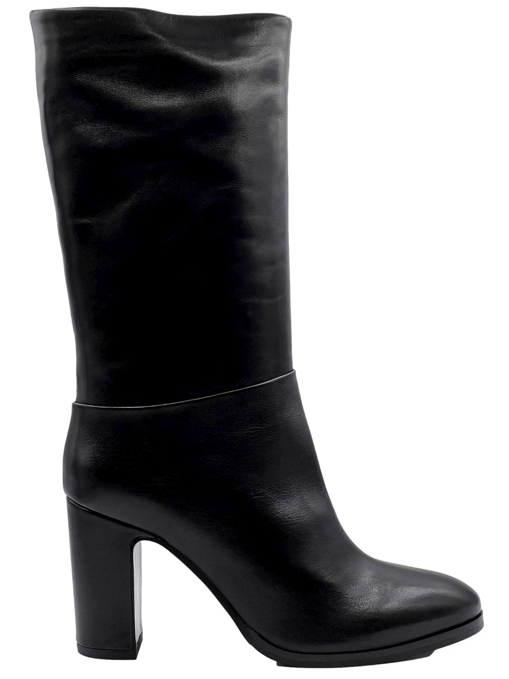 Julie Dee LI301 Savana Nero stivale donna in pelle