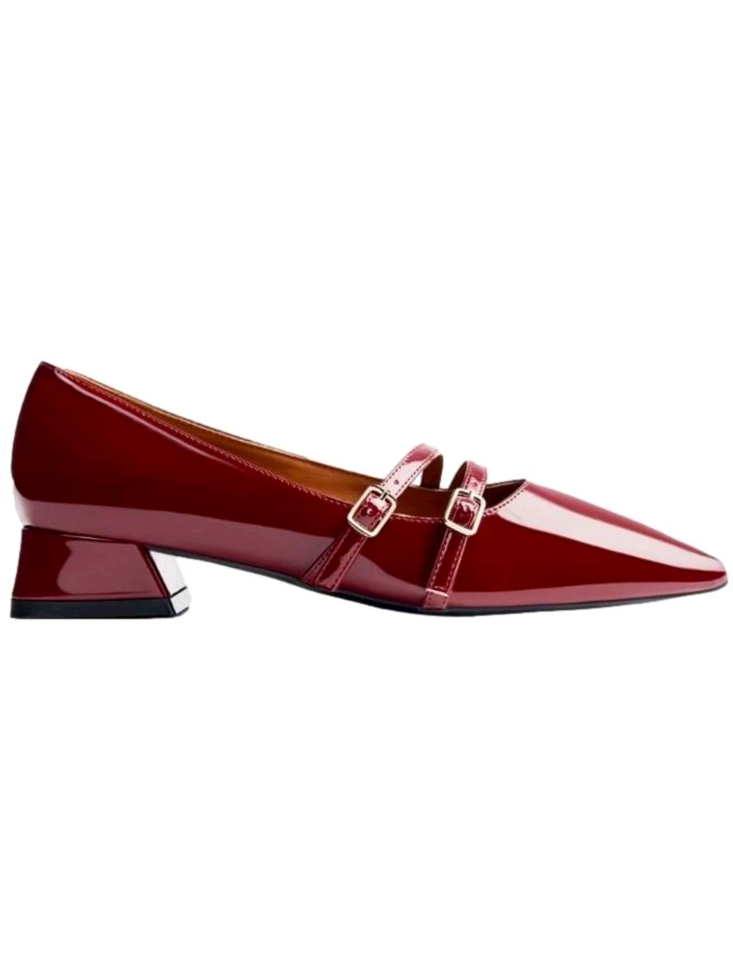 GIOSEPPO Scarpe tacco effetto vernice lucan 76897 Burgundy