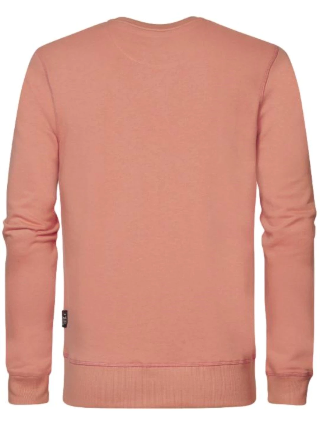 Petrol Uomo Maglia in cotone garzata colore Red Brick