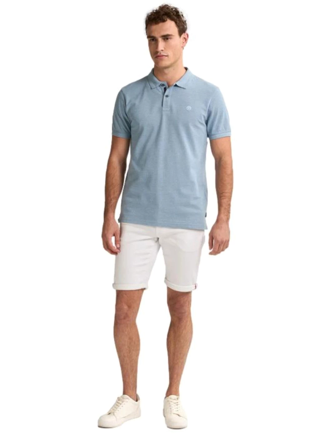 Petrol Polo pellicano classico colore azzurro