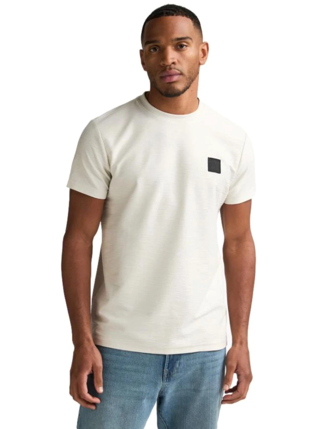 Petrol T-Shirt in Jersey crater Uomo