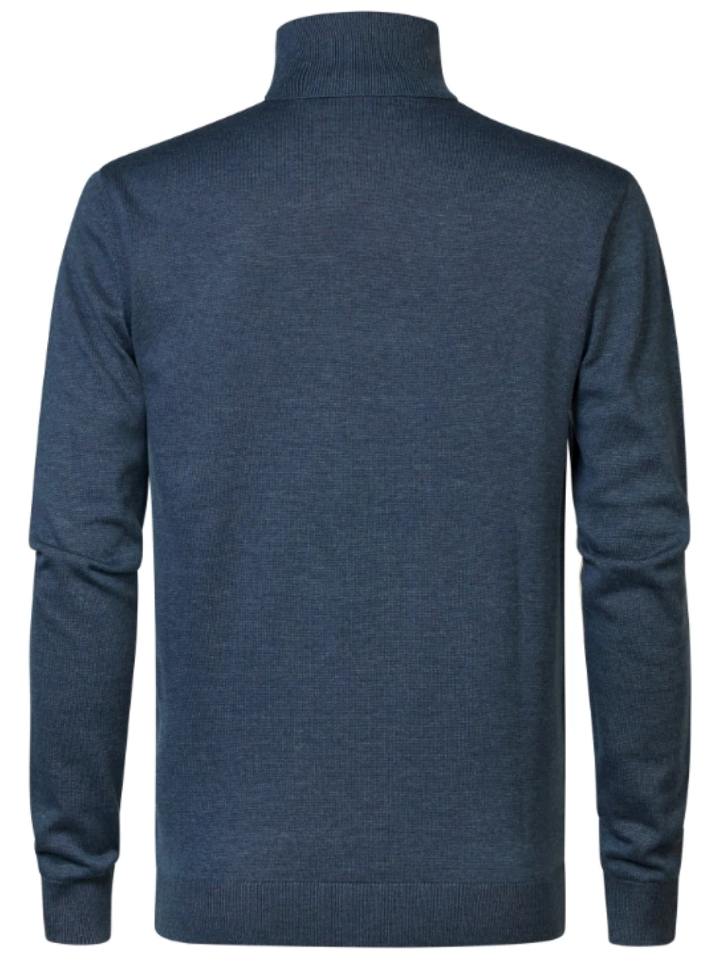 Petrol Dolcevita eagle in maglia fine Blue