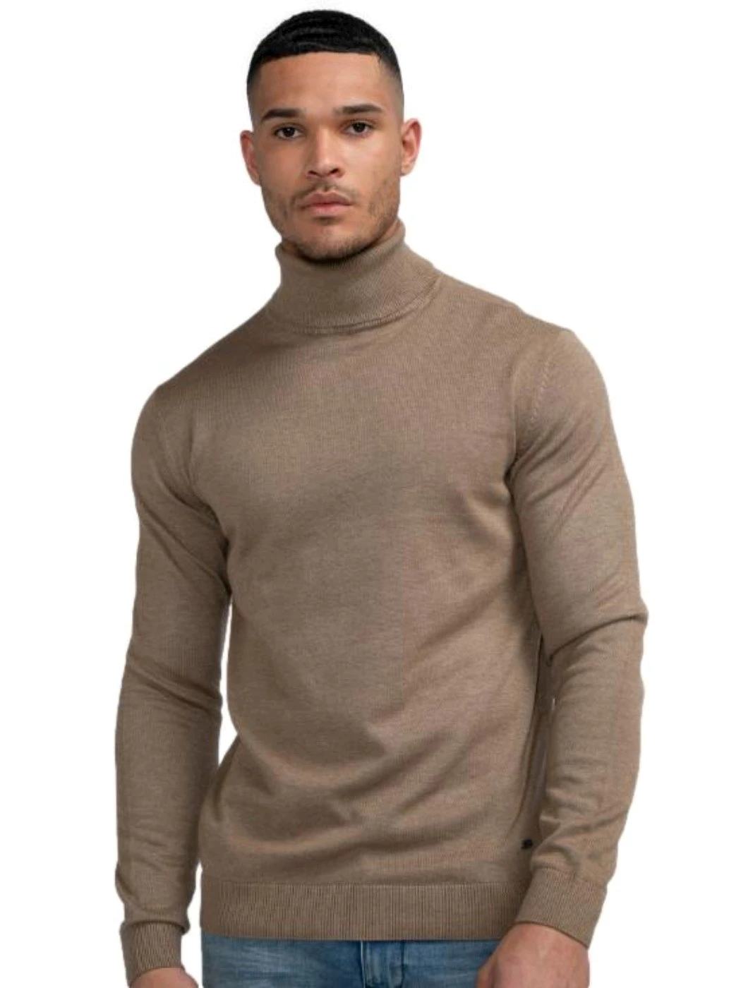 Petrol Dolcevita eagle in maglia fine Oak