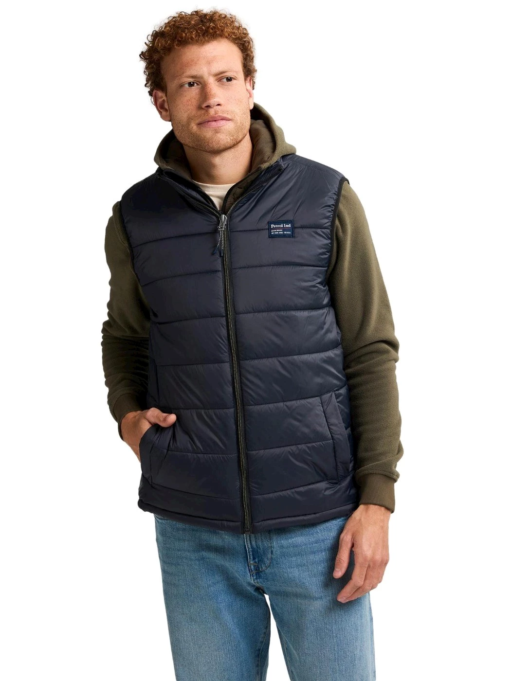 Petrol Gilet da uomo M-3050-WST107 - 9111 - Nero profondo