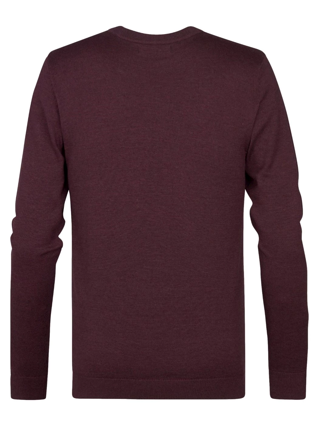 Petrol Maglione Uomo Girocollo Basic Burgundy