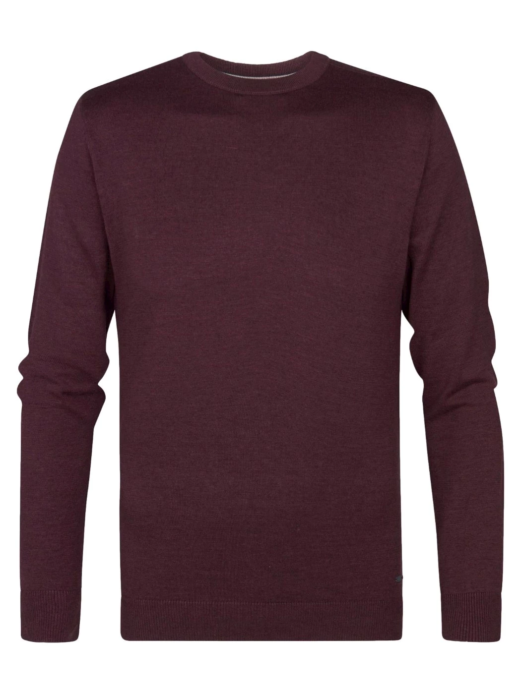 Petrol Maglione Uomo Girocollo Basic Burgundy