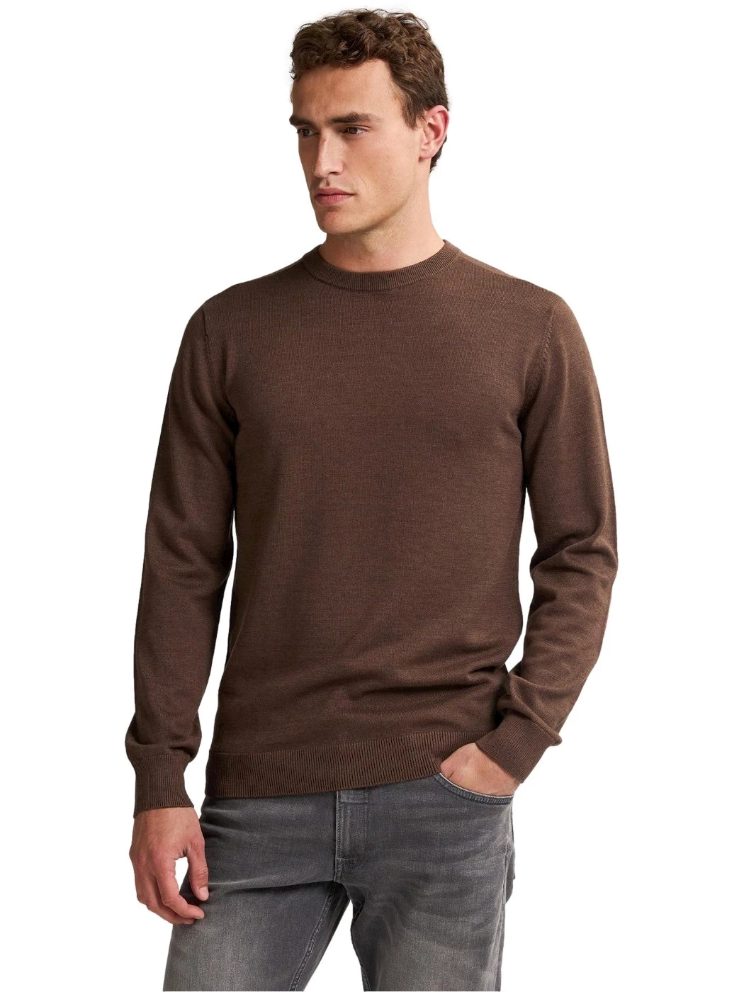 Petrol Maglione Uomo Girocollo Basic Mud