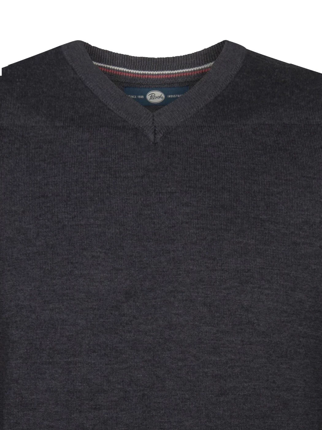 Petrol Maglione collo a V Whitefish colore Sky captain