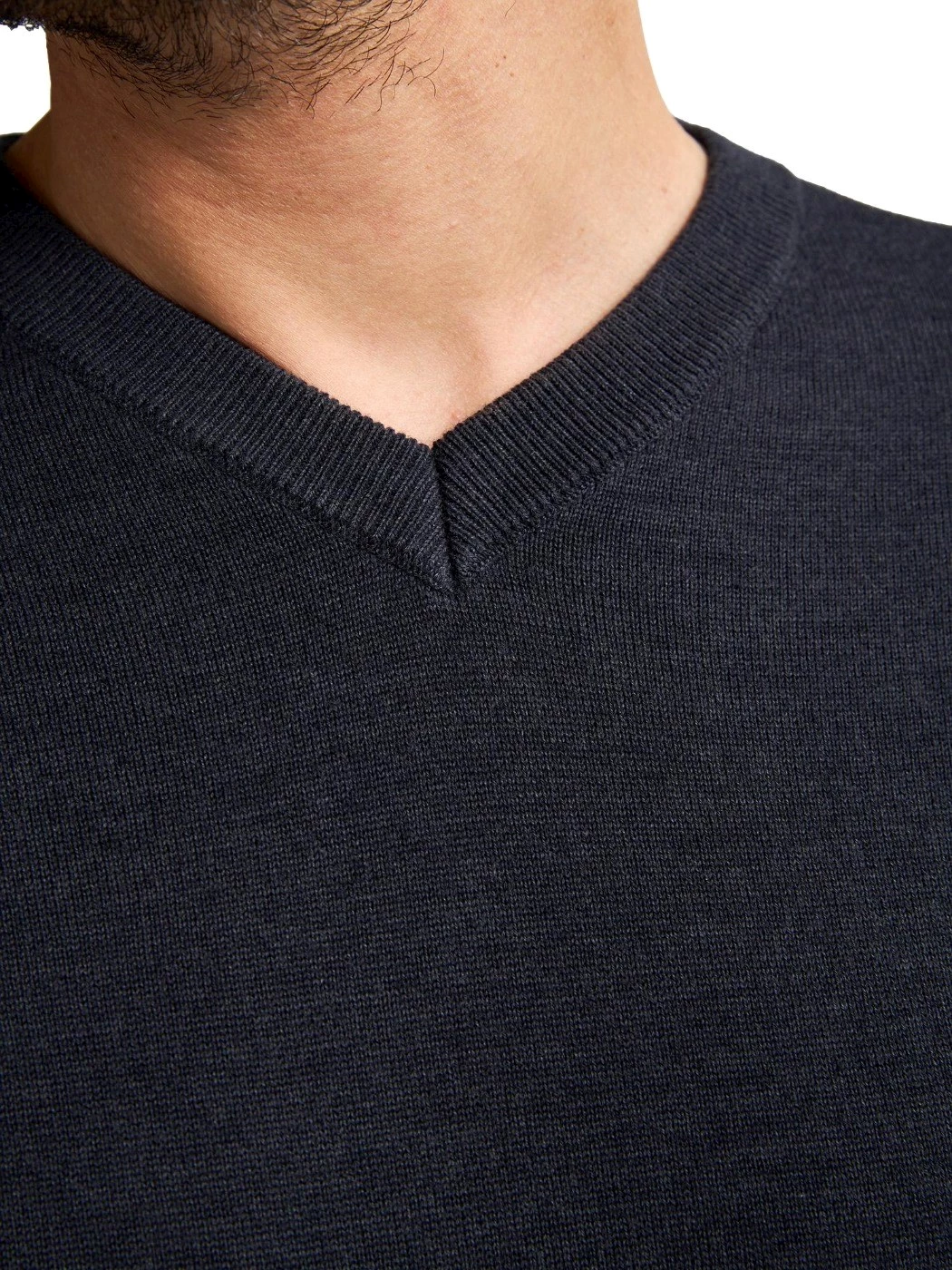 Petrol Maglione collo a V Whitefish colore Sky captain