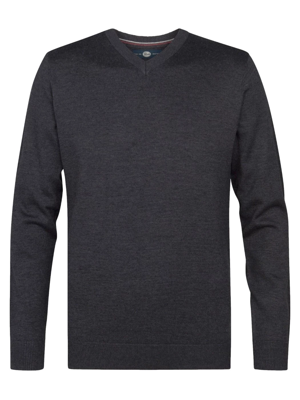 Petrol Maglione collo a V Whitefish colore Sky captain