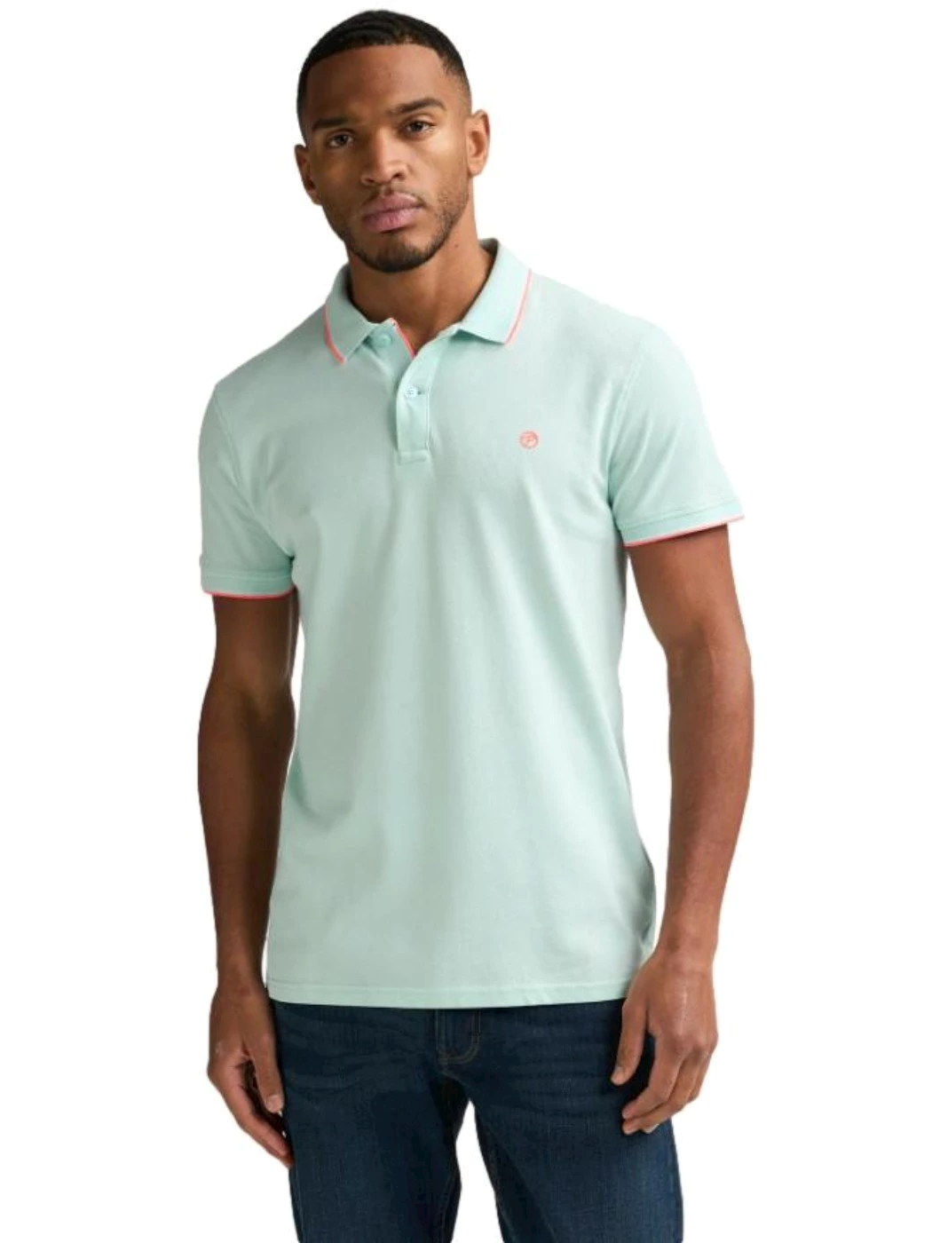 Petrol Polo Classica Wave Uomo Cool Mint
