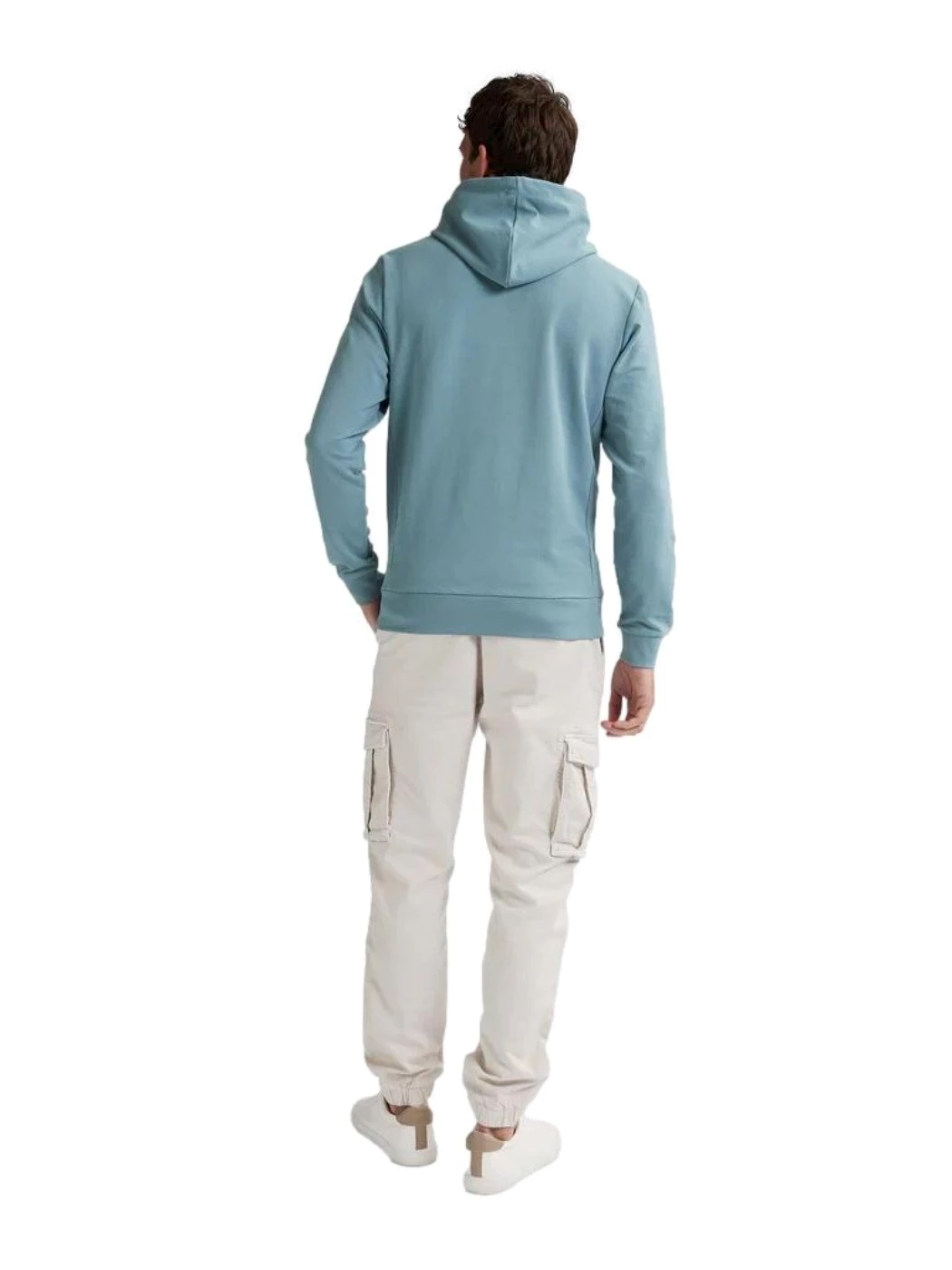 Petrol comoda felpa con cappuccio Drifwood