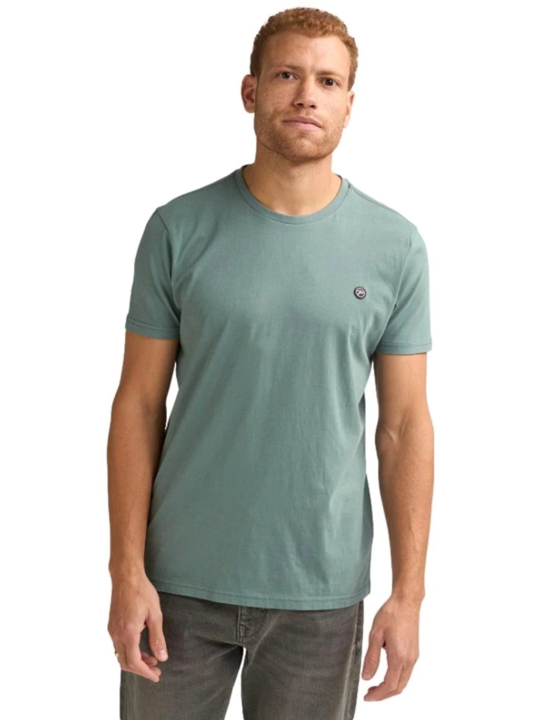 Petrol T Shirt Con Logo Windward colore Oil Green