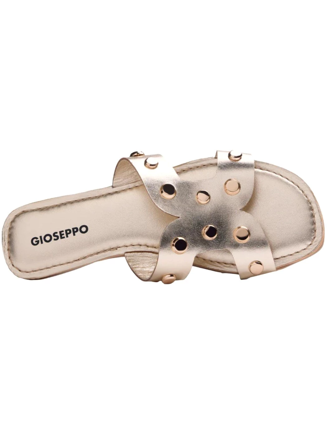 GIOSEPPO Sandali in pelle con borchie Millston Patinum