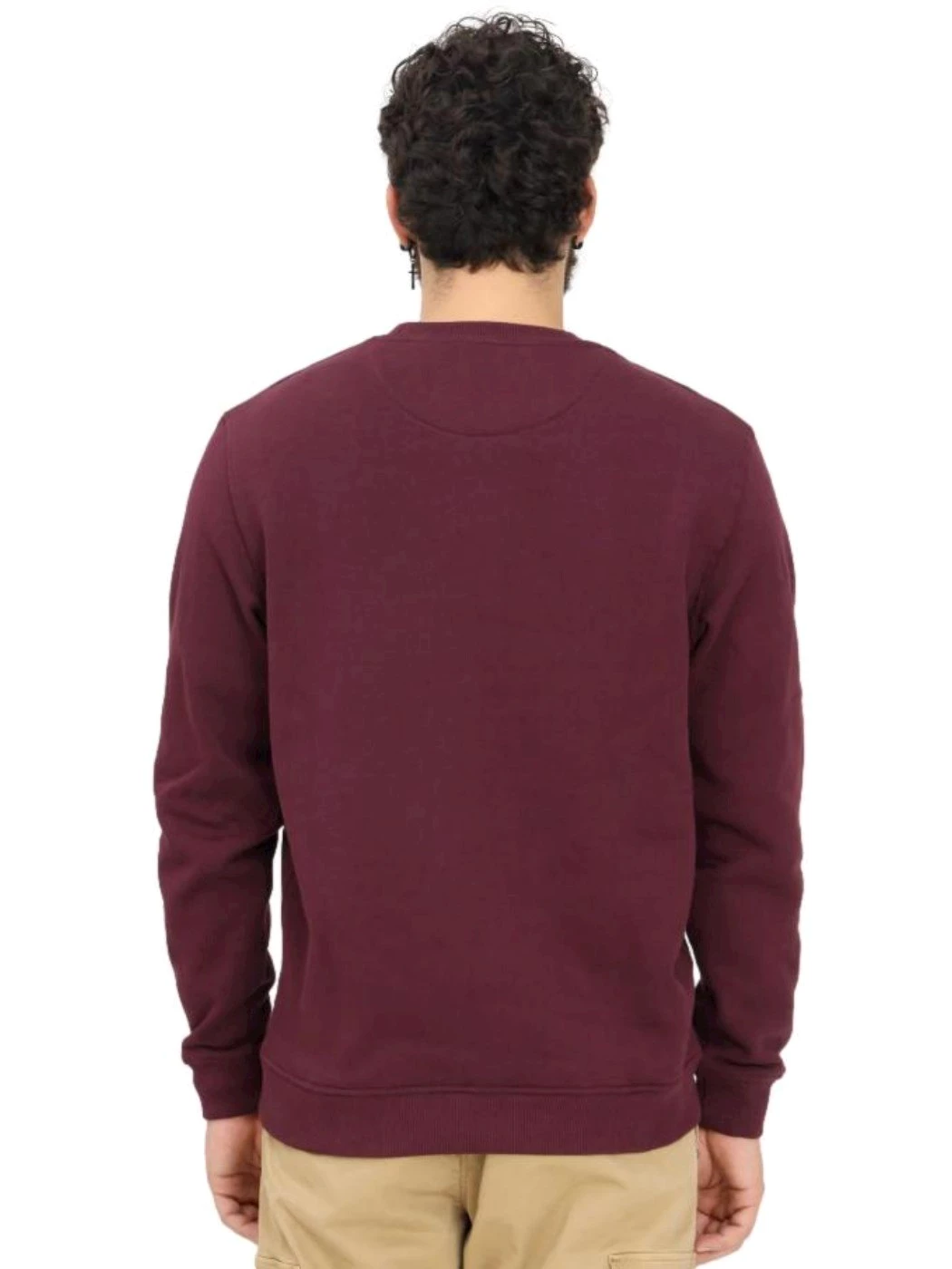 Lyle & Scott Felpa burgundy Uomo ML1131V Z562
