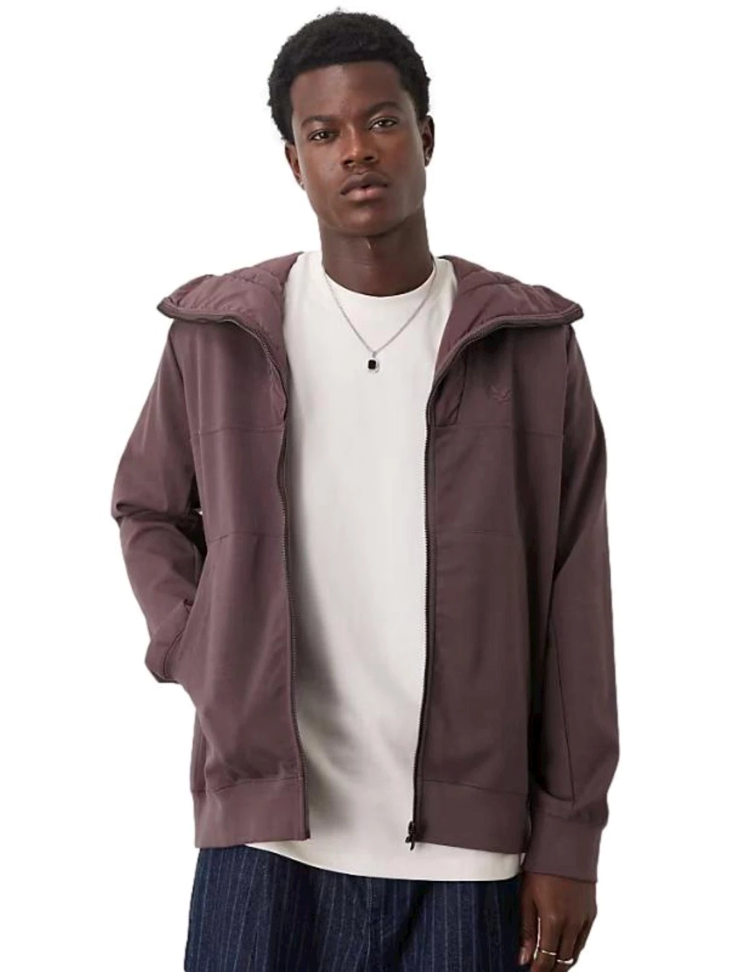 Lyle & Scott Giacca ibrida a pannelli Lyle & Scott in espresso