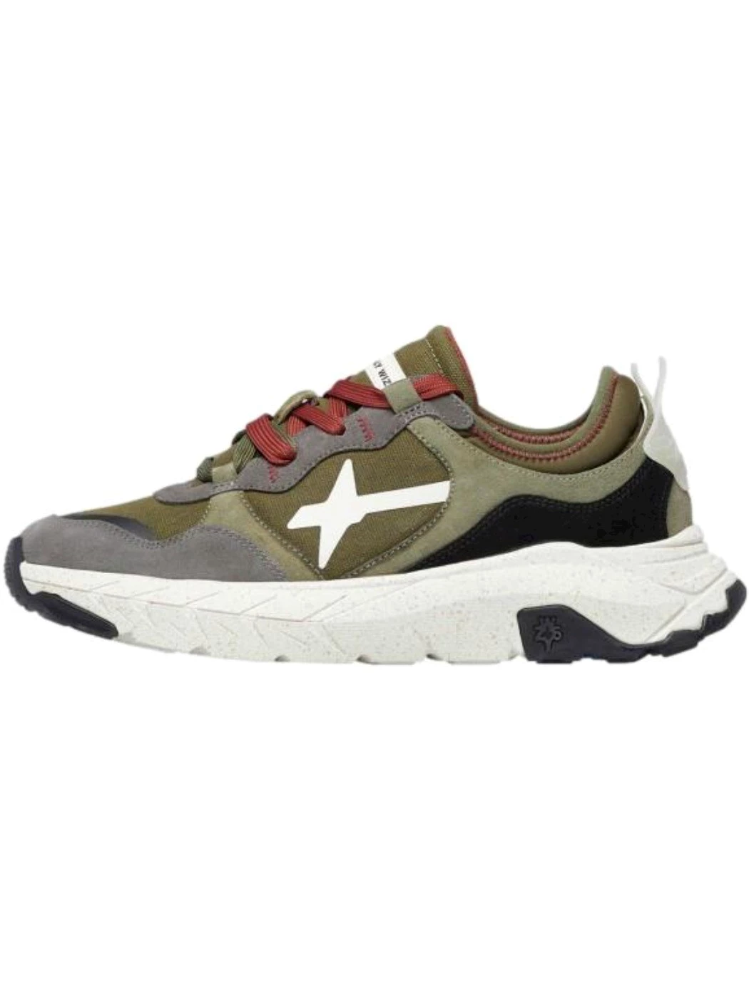 W6YZ Next M Sneakers in suede e tessuto tecnico Antracite Uomo