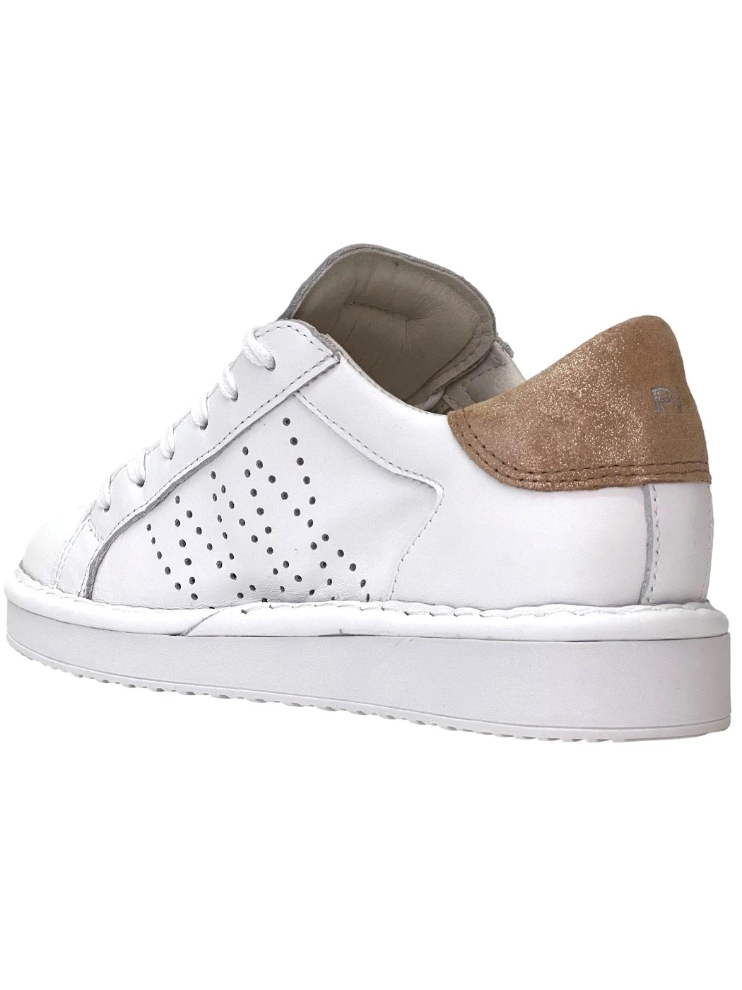 PANCHIC Scarpa allacciata Donna in pelle P01 White Gold