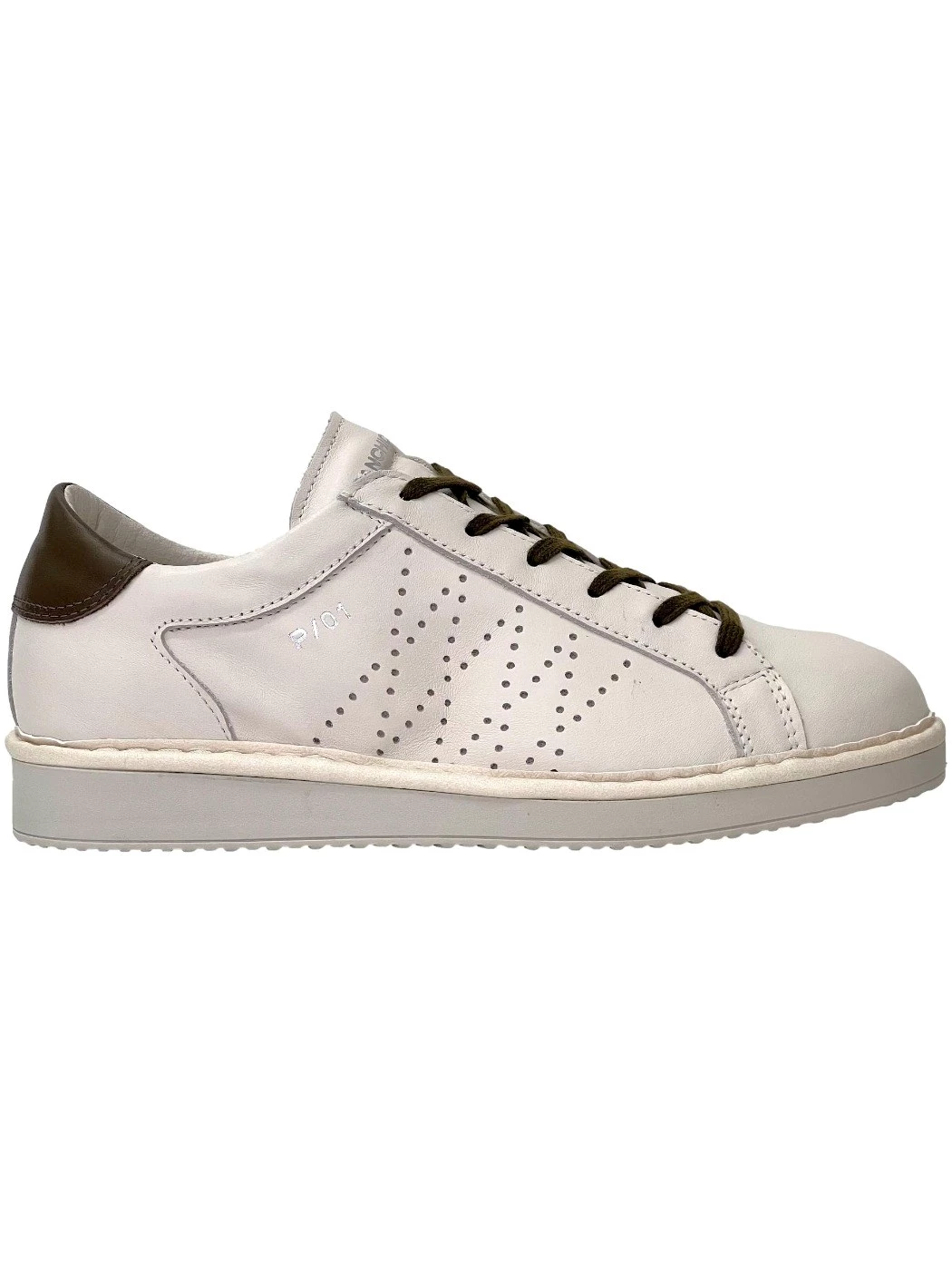 PANCHIC Scarpa allacciata Uomo in pelle P01 Military Green