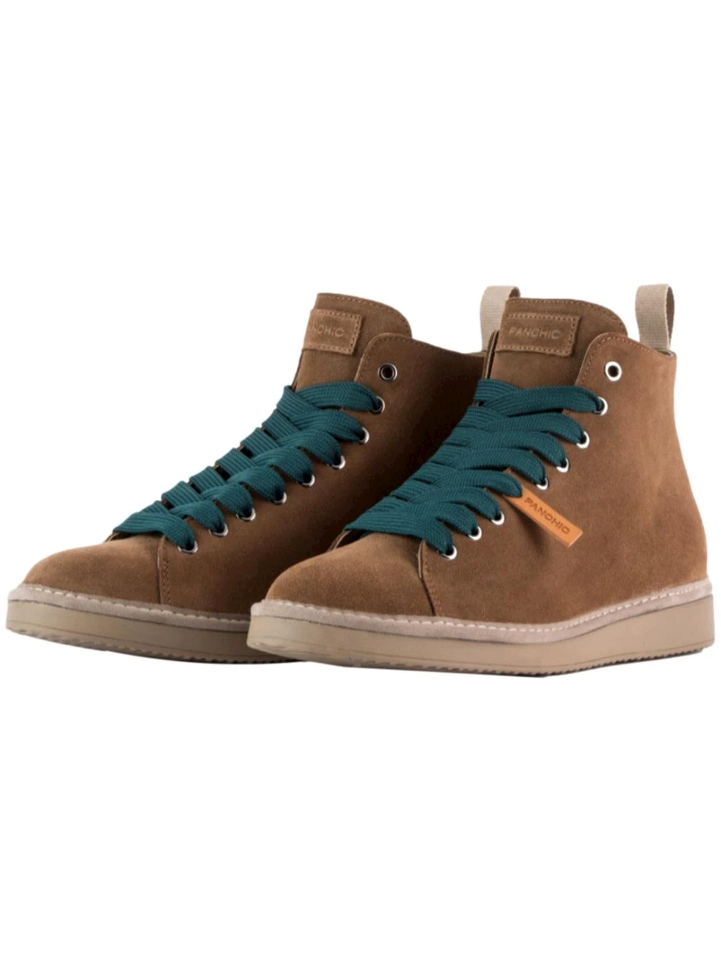 Panchic Polacchino P01 in Suede foderato in pelle