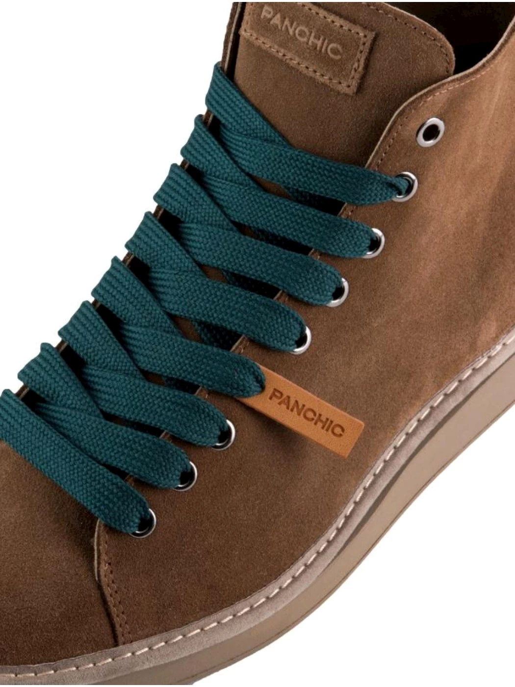 Panchic Polacchino P01 in Suede foderato in pelle