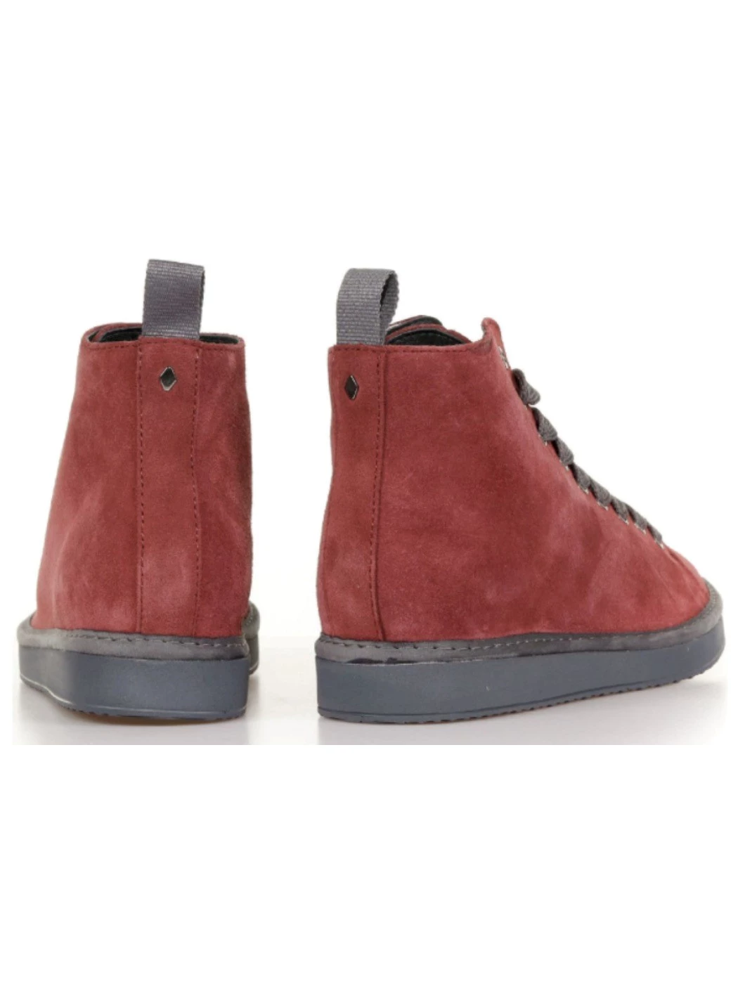 Panchic P01 Ankle boot suede burgundy grey polacchino donna