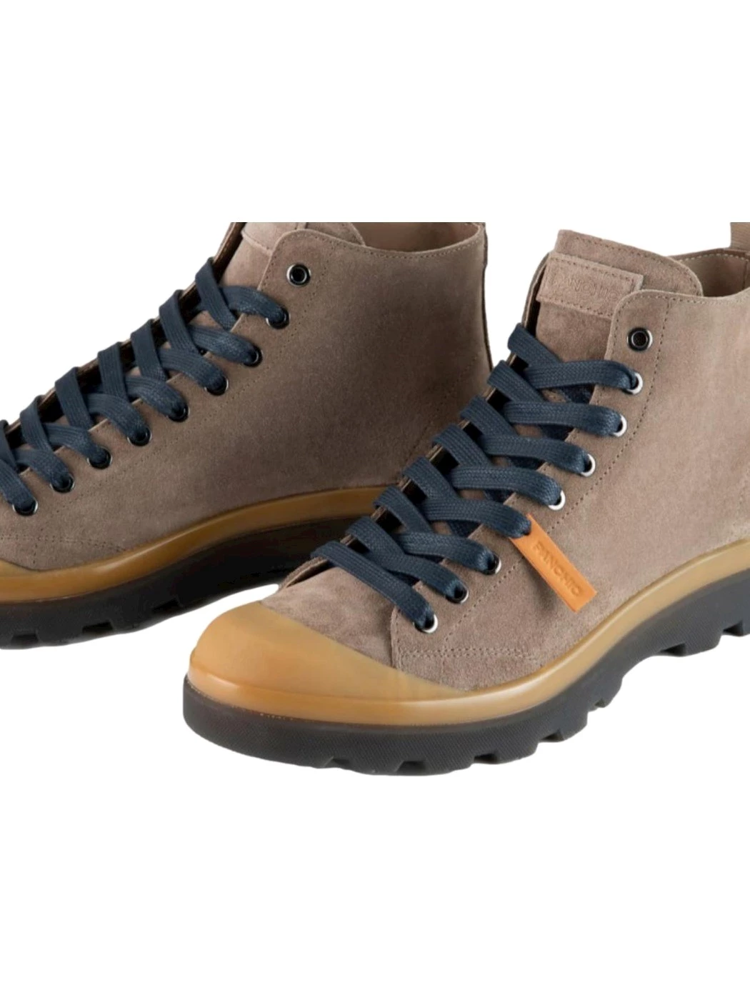 Panchic Polacchino P03 in Suede foderato in Microfibra NOCE COBA