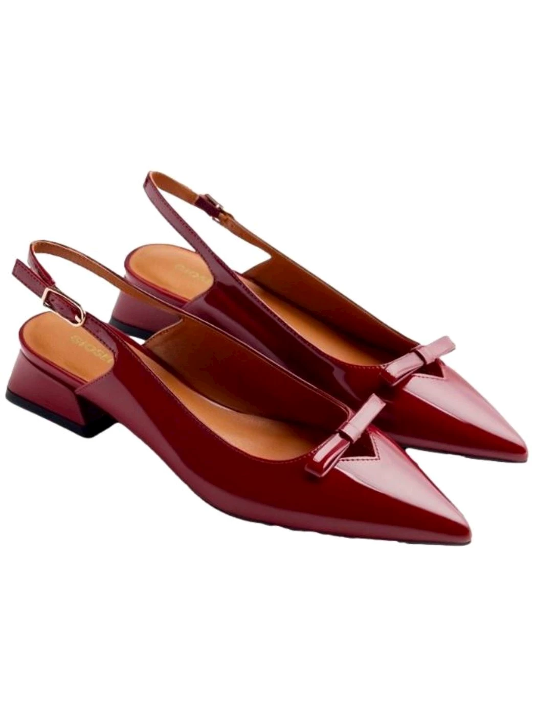 GIOSEPPO Scarpe tacco aperte ponemah 76192 Burgundy